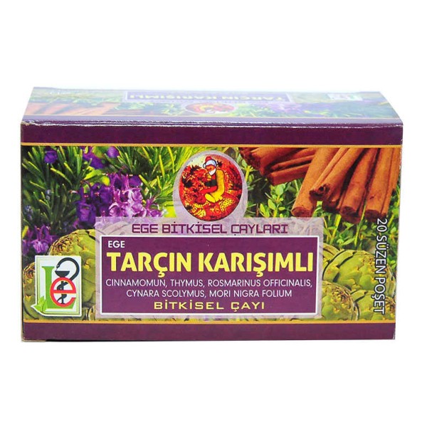 Tarçın Karışımlı Bitkisel Çay 20 Süzen Poşet