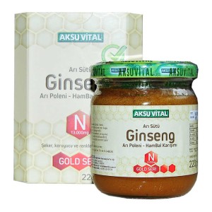 Arı Sütü Ginseng Polen Bal Karışımı 220 Gr