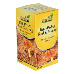 Bal Polen Red Ginsengli Bitkisel Karışımlı Macunnu 450 Gr