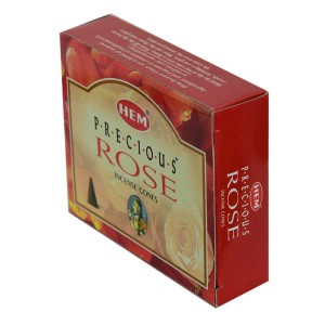 Gül Kokulu 10 Konik Tütsü - Precious Rose Incense Cones