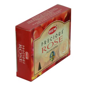 Gül Kokulu 10 Konik Tütsü - Precious Rose Incense Cones