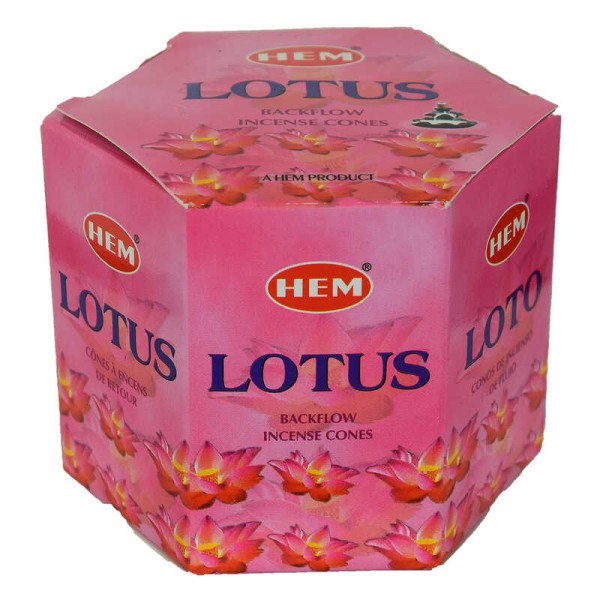 Geri Akış Şelale Nilüfer Kokulu 40 Konik Tütsü - Lotus Backflow Incense Cones