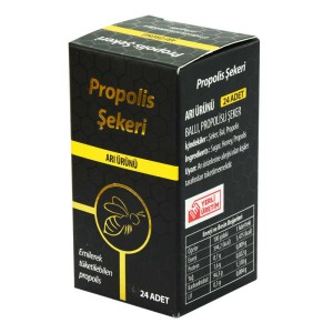 Ballı Propolis Şekeri Arı Ürünü Drops 24 Adet 30 Gr