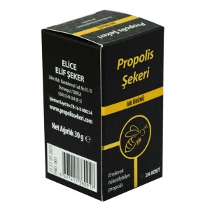 Ballı Propolis Şekeri Arı Ürünü Drops 24 Adet 30 Gr