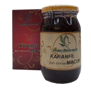 Karanfilli Ballı Bitkisel Karışım Cam Kavanoz 450 Gr